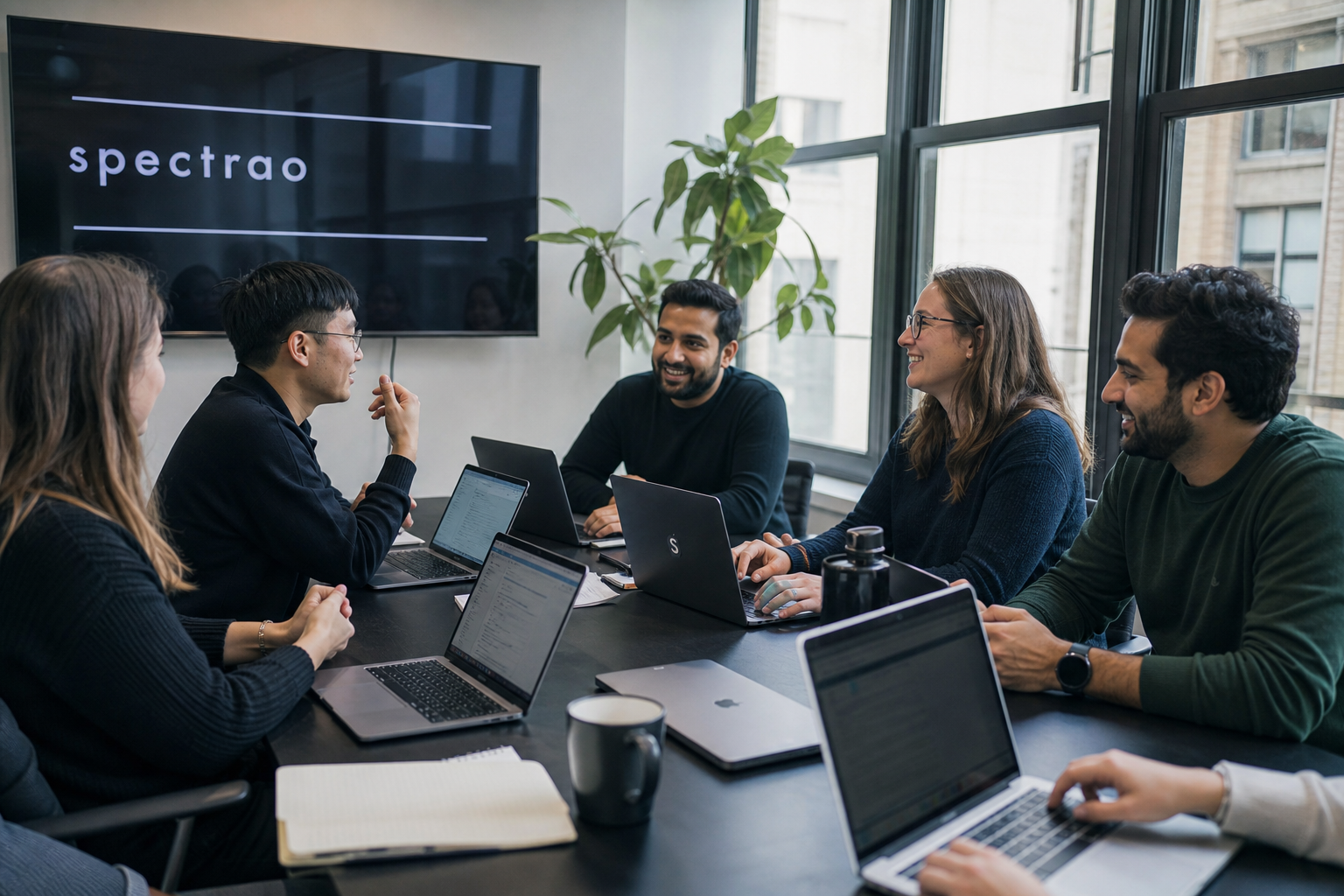 Spectrao team collaborating on digital product work